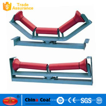 Belt Conveyor Tapered Plastic Rubber Pulley Carrying Roller Idler